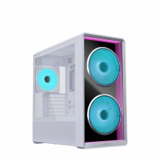 Lian-Li LANCOOL 217 INF Mid-Tower PC Case, 2x Pre-Installed Fans, E-ATX/EEB Support, 380mm GPU Clearance, 360mm Radiator Top, Dual PSU Mount, White | LAN217INFW